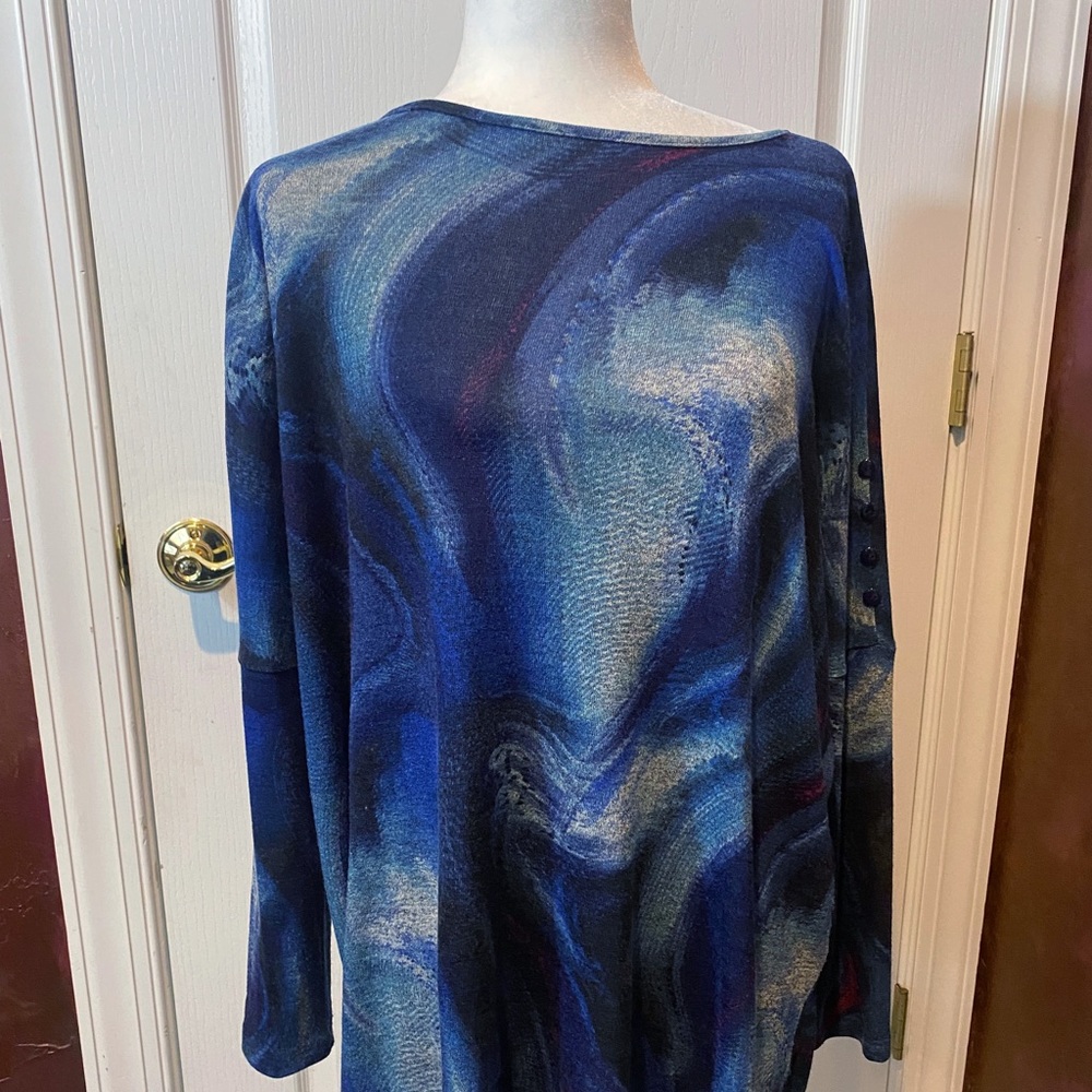 NWOT Clara Sunwoo Lightweight Button Sleeve Sweater